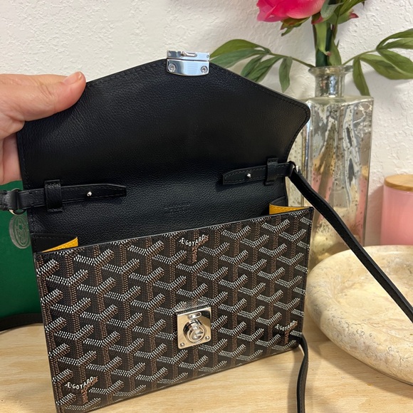 GOYARD Calfskin Chypre Wallet Pouch Black - Picture 11 of 11